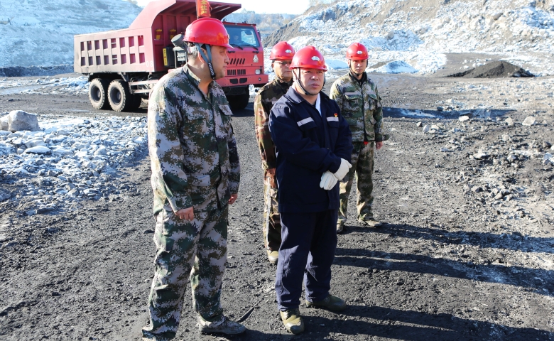 張秉德到新嶺礦調研檢查工作